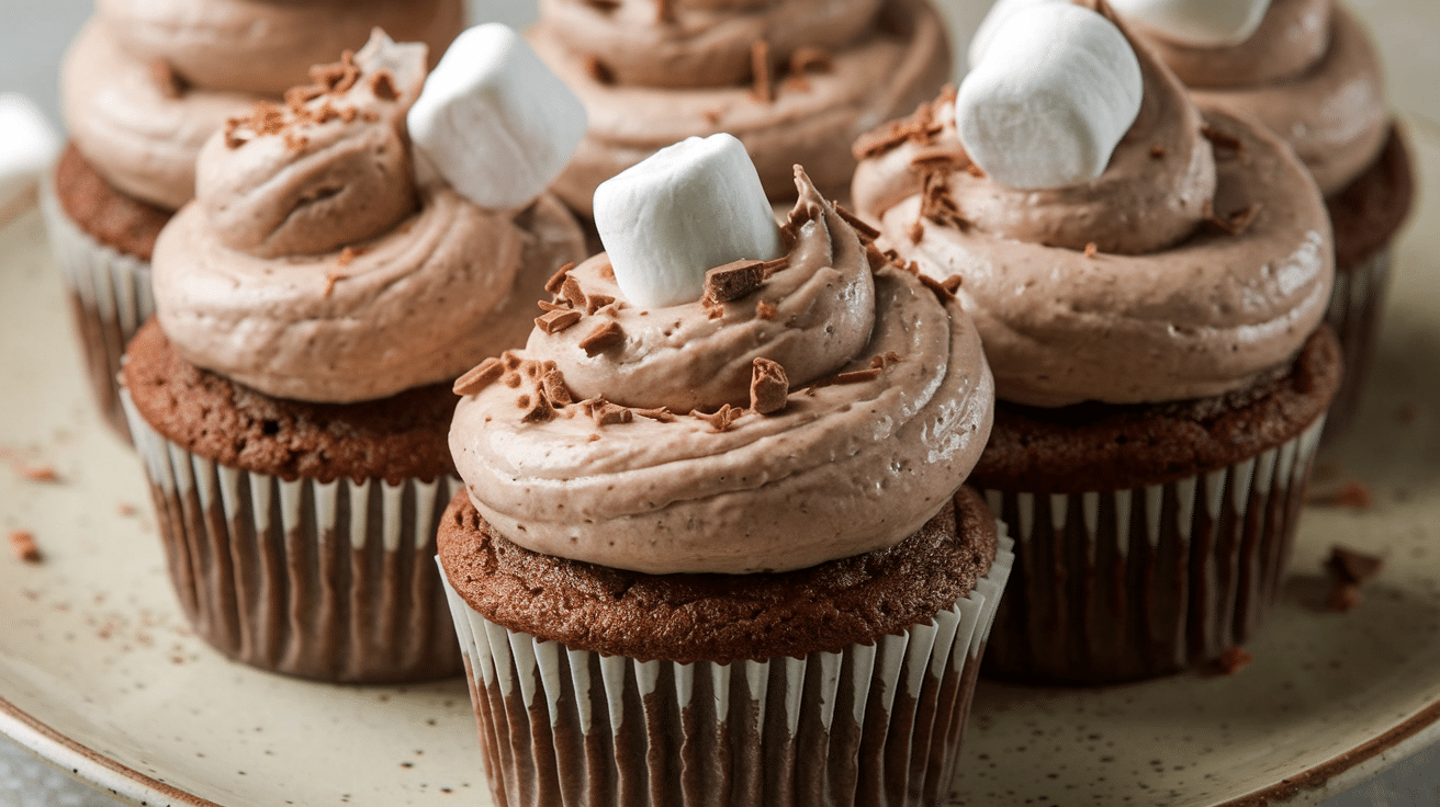 Decadent Winter Hot Cocoa Cupcakes Recipe