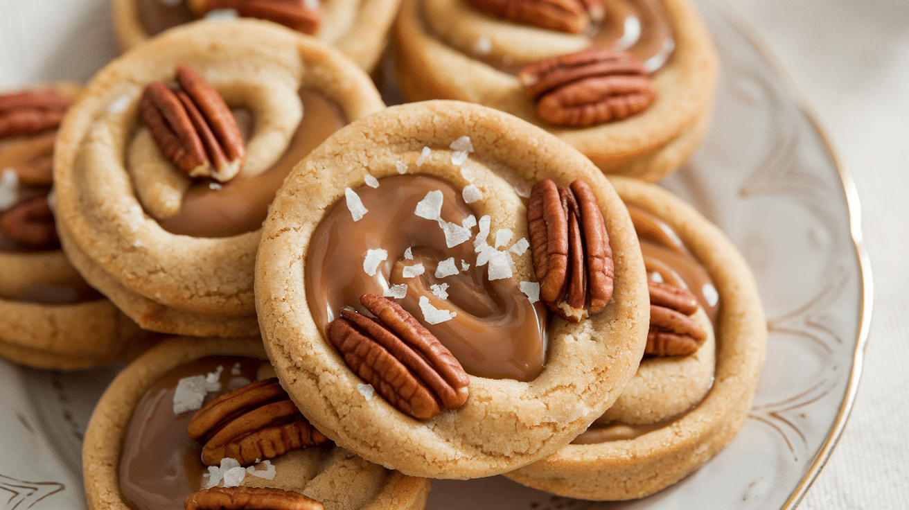 Buttery & Indulgent Caramel Pecan Sandies Recipe