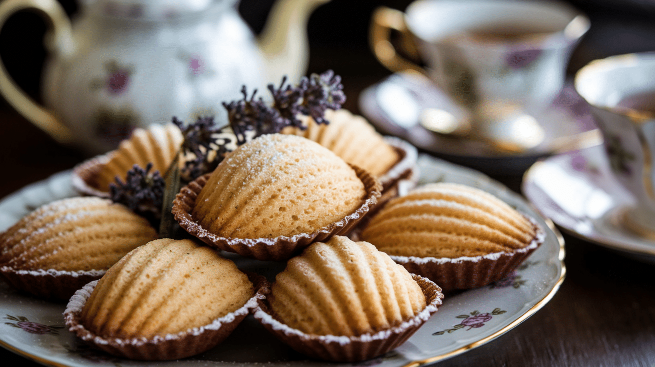 Elegant Lavender Honey Madeleines Recipe