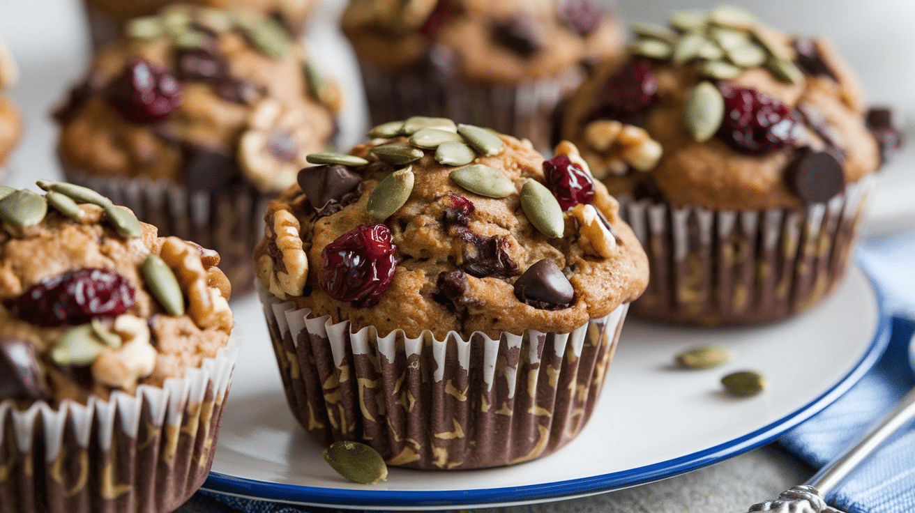 Trail Mix Banana Muffins – The Ultimate Snack-Anywhere Muffin