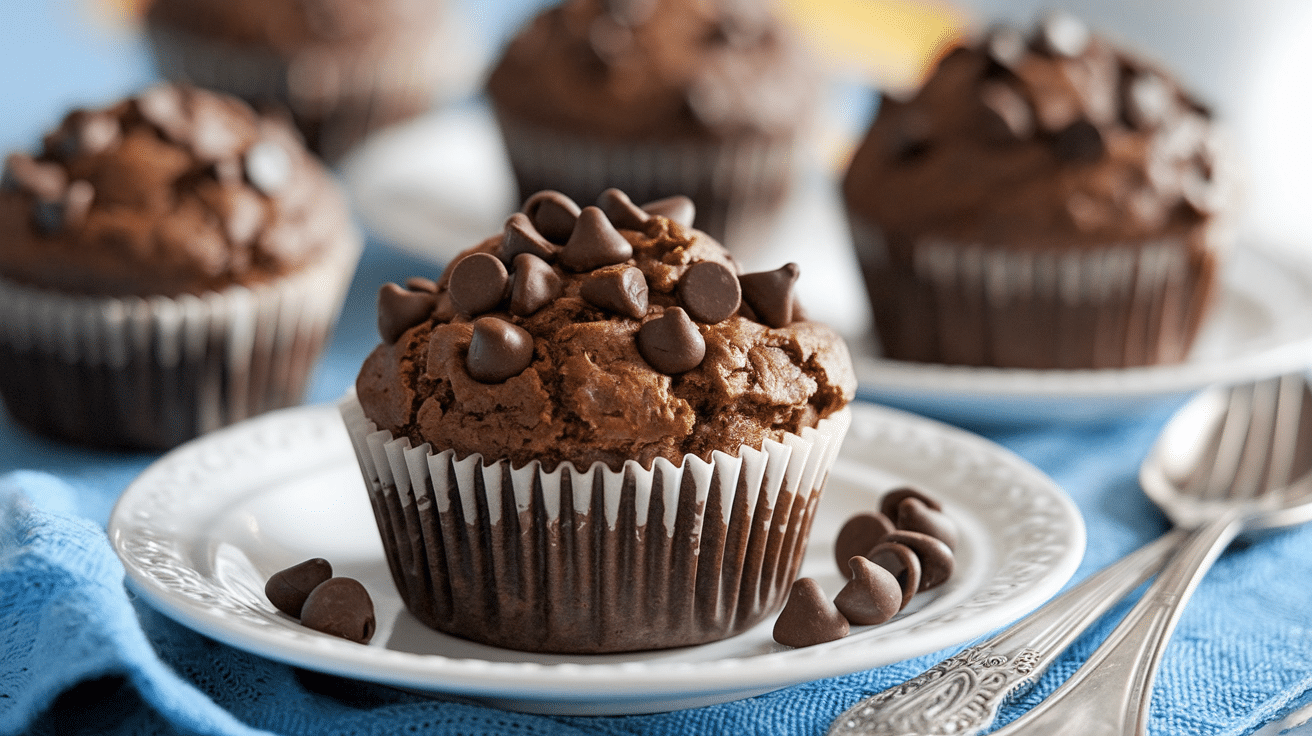 Espresso Banana Muffins with Chocolate Chips – Your Morning Pick-Me-Up in Muffin Form