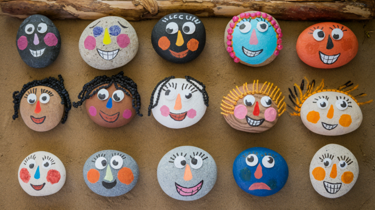 28 Creative Nature Faces Crafts for Kids to Explore the Outdoors