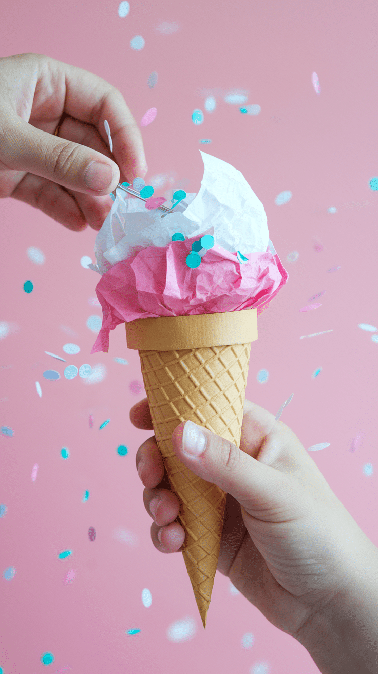 23 Easy & Fun Ice Cream Cone Crafts for Kids - Cozy Cadence