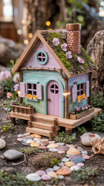 31 Whimsical Fairy House Crafts Kids Will Absolutely Love - Cozy Cadence