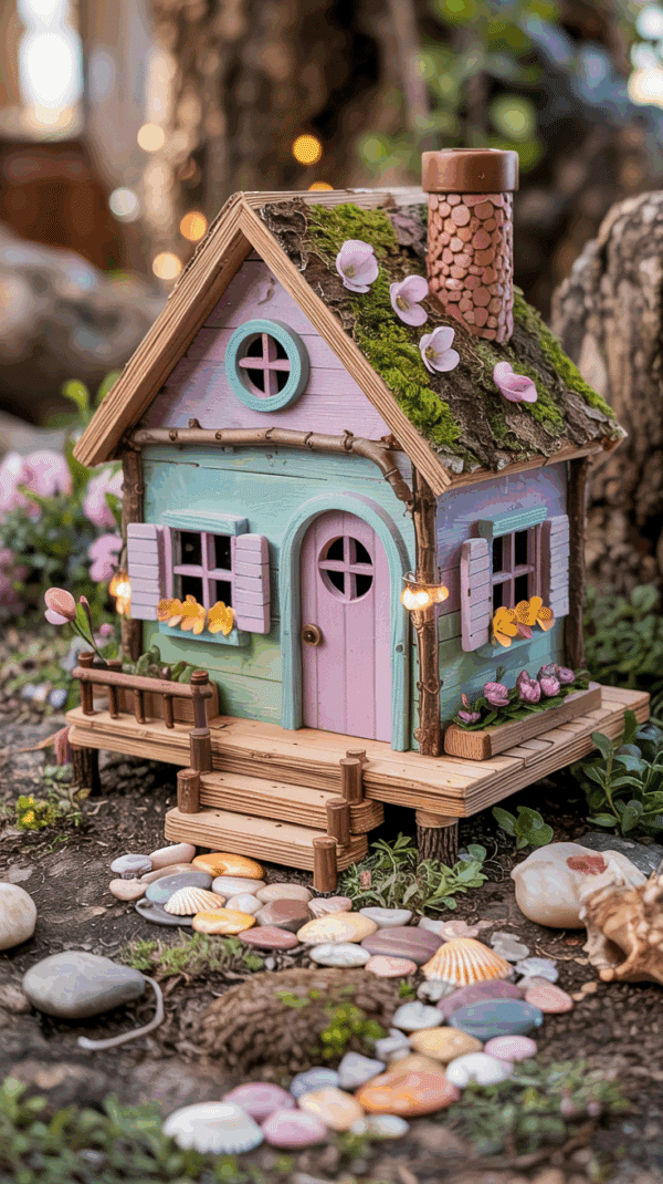 31 Whimsical Fairy House Crafts Kids Will Absolutely Love - Cozy Cadence