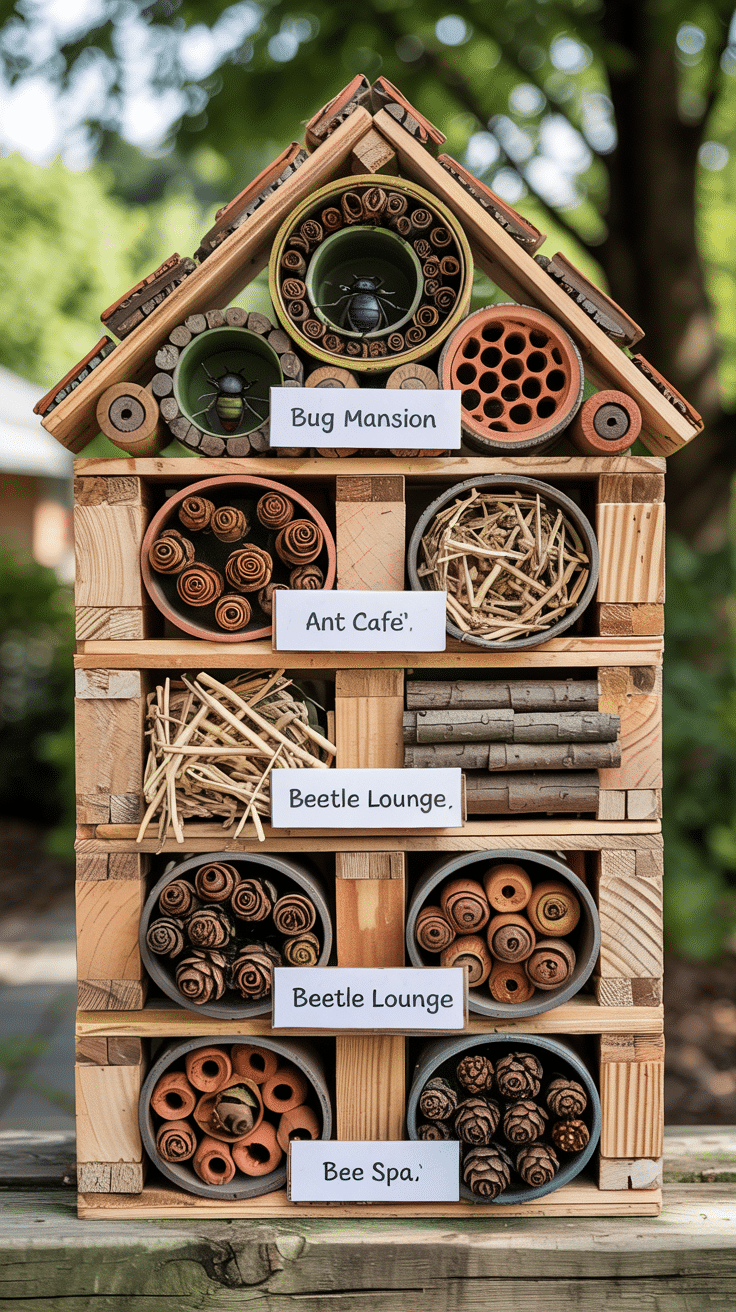 22 Bug Hotel DIY Ideas For Kids That Make Backyard Science Fun 