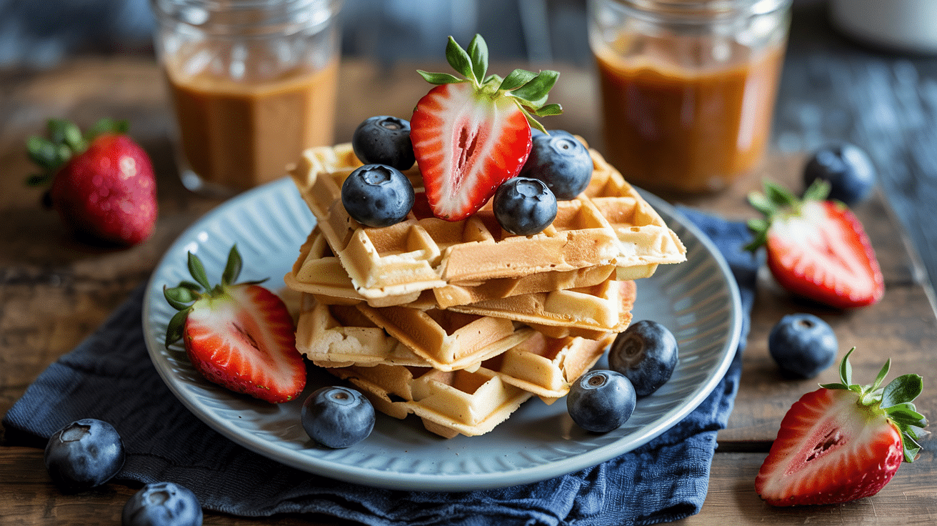 PB&J Waffle Sandwiches – A Fun, Wholesome Twist on a Classic Favorite