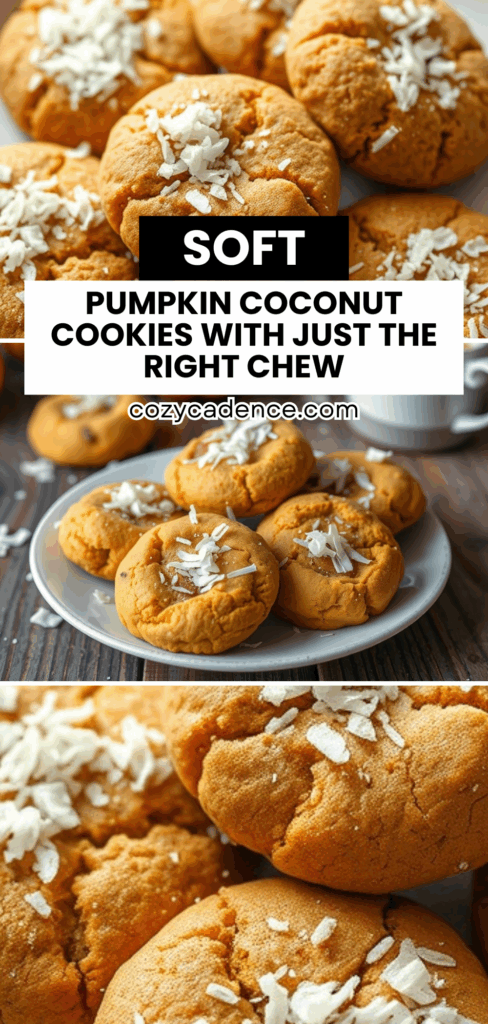 Includes Pumpkin Coconut Cookies, Pumpkin Cookie Recipe, Coconut Cookies Recipes, Pumpkin Cookies Healthy, and Soft Pumpkin Cookies. These chewy cookies blend fall flavors with tropical coconut for a unique and easy dessert.
