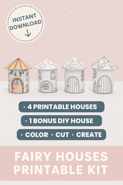 Fairy Houses Printable Kit