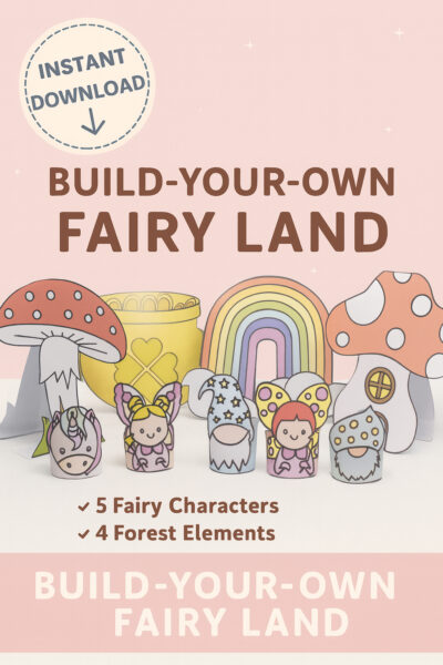 Fairy Land Paper Toy Set