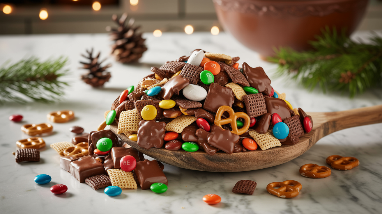 Fun Reindeer Chow Crockpot Candy