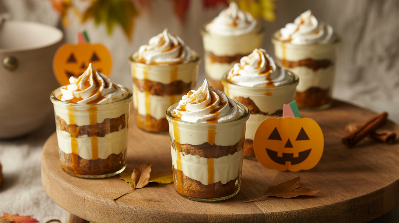 Cute Pumpkin Cheesecake Jarlets