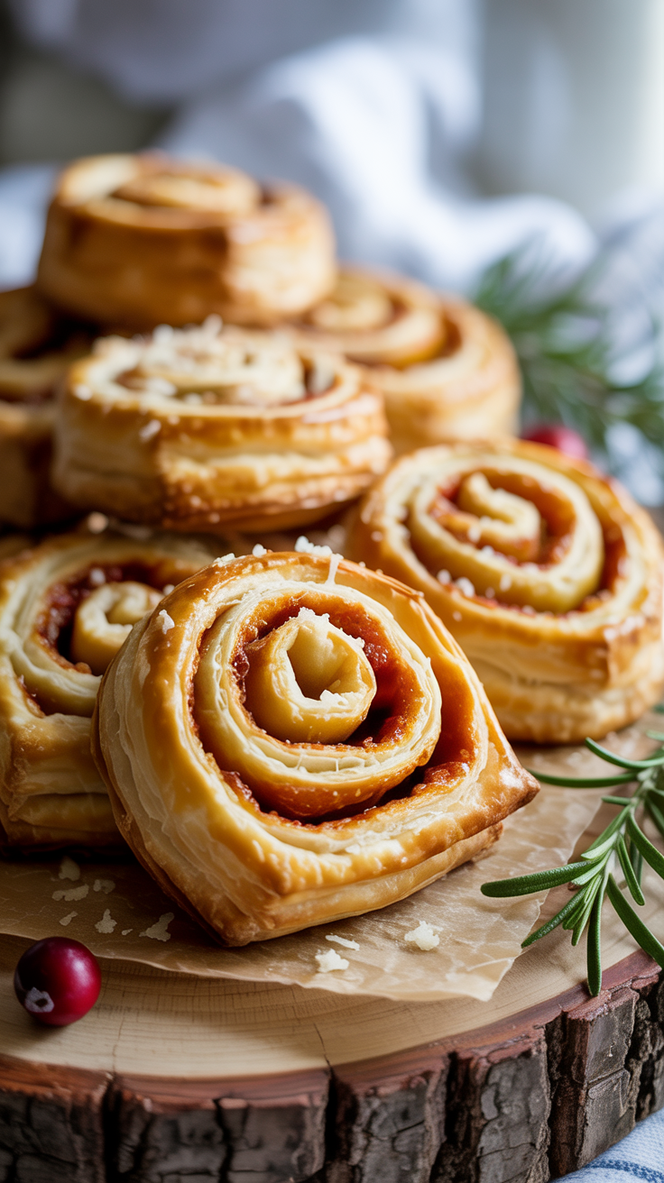 Flaky Puff Pastry Pinwheels That Disappear Fast