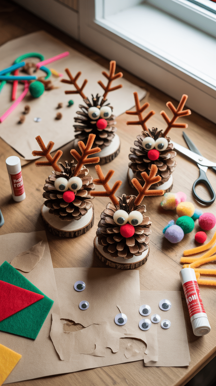 21 Easy Reindeer Crafts for Kids - Cozy Cadence