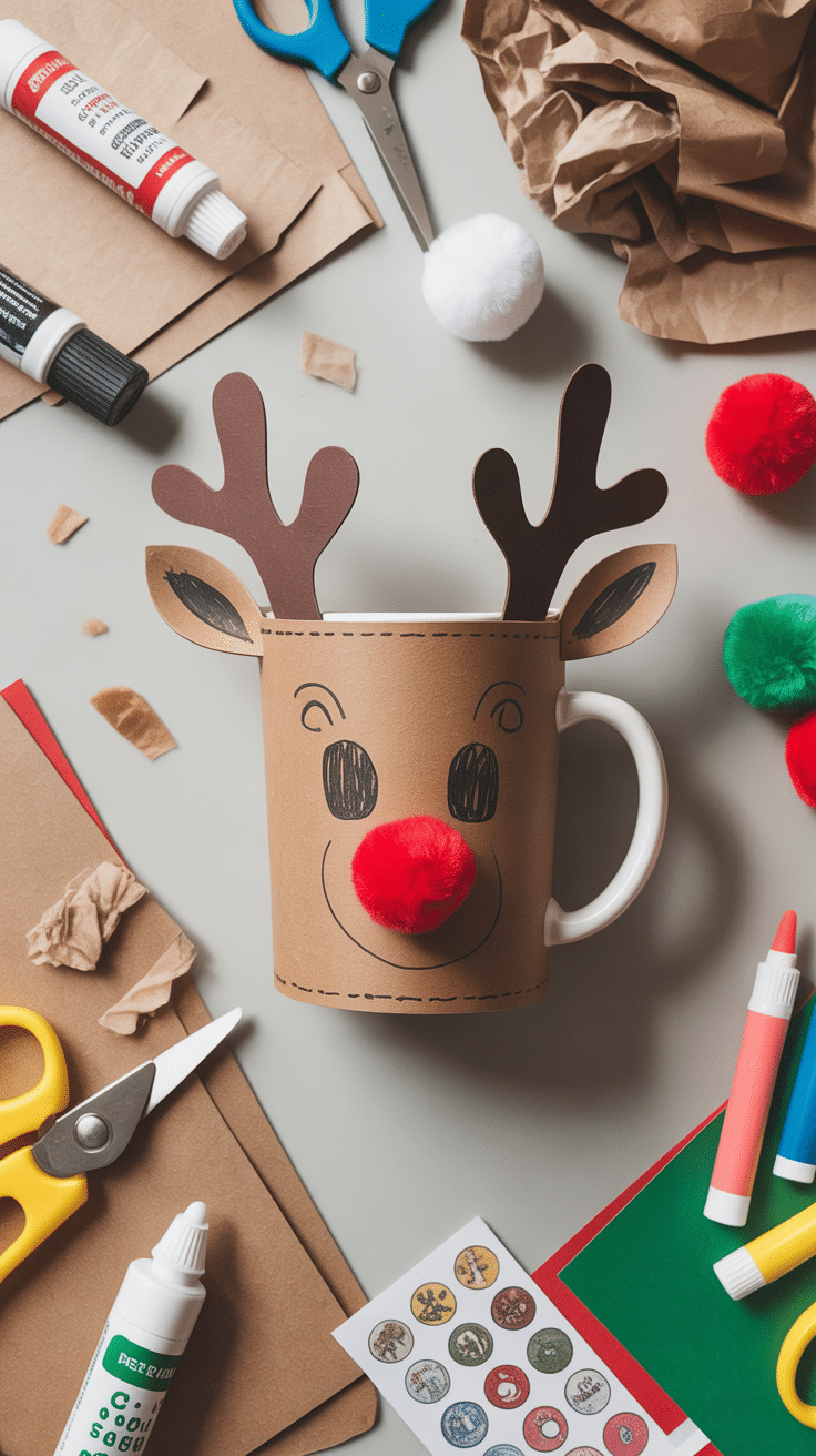 21 Easy Reindeer Crafts for Kids - Cozy Cadence