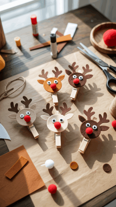 21 Easy Reindeer Crafts for Kids - Cozy Cadence