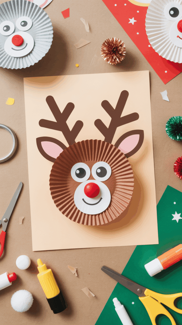 21 Easy Reindeer Crafts for Kids - Cozy Cadence
